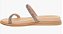 Chinelo Rasteira Strass beira rio - Creme - Imagem 1
