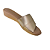 Tamanco usaflex Feminino Plataforma com costura - Dourado - Imagem 3