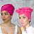 KIT 1 TOUCA CARACOL PINK + 1  TOUCA PLOPPING ROSA PINK - Imagem 1
