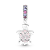 Charm Pendente Tartaruga Marinha Rosa - Imagem 2