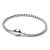 Bracelete Maleável Prata E Fecho Redondo - Imagem 1
