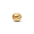Mini Charm Dourado Globo Texturizado - Imagem 1