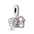 Charm Pendente Coracao E Mamae - Imagem 1