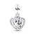 Charm Prata Pendente Coração e Quebra-Cabeça Divisível - Imagem 2