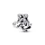 Charm Prata Disney Minnie Mouse Vazado - Imagem 1