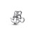 Charm Prata Disney Minnie Mouse Vazado - Imagem 2