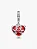 Charm Disney Beijo Mickey e Minnie e Coração Vermelho - Imagem 1