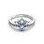 Anel De Prata Disney Frozen Tiara Elsa - Imagem 1