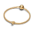 Mini Charm Dourado Cogumelo Texturizado - Imagem 2
