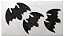 Aplique Gravata Morcego Pet em EVA - 12 cm - Imagem 2