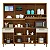 Kit Cozinha 8 Portas 2 Gavetas Cabernet Prime 100% MDF Amêndoa/ Off White - RONIPA - Imagem 3