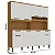 Kit Cozinha 8 Portas 2 Gavetas Cabernet Prime 100% MDF Amêndoa/ Off White - RONIPA - Imagem 8
