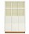 Armário Multiuso TC11 100% MDF Off White/ Freijó WJ - DALLA COSTA - Imagem 1