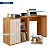 Mesa para Computador TECH 1.4 Freijó/ Off White - CAEMMUN - Imagem 3