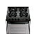 Fogão 4 Bocas MAGISTERSTYLE Mesa de Vidro Espelhando Preto - DAKO - Imagem 5