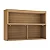Armário Aéreo 1 Porta Ripado Marquesa 100% MDF Nature - NESHER - Imagem 3