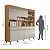 Kit Cozinha 6 Portas 3 Gavetas Realeza 100% MDF Carvalho Greice - NESHER - Imagem 4