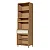 Paneleiro Cristaleira Reflecta 4 Portas Condessa 10% MDF Carvalho Greice - NESHER - Imagem 3