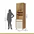 Paneleiro Cristaleira Reflecta 4 Portas Condessa 10% MDF Carvalho Greice - NESHER - Imagem 4