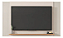 Painel Extensível Monndrian 1.36-1.80 Off White Freijó - CAEMMUN - Imagem 1