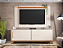 Painel Extensível Monndrian 1.36-1.80 Off White Freijó - CAEMMUN - Imagem 3