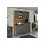 Kit Cozinha 7 Portas 1 Gavetas Verdot Perfil 100% MDF Amêndoa/ Chumbo - RIO DOCE - Imagem 2