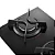 Cooktop 2 Bocas COOKTOPSUPREME2Q Preto - DAKO - Imagem 4