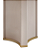Mesa 8 Lugares Liz Orgânico 218X108 Vidro Off White/ Branco - DJ MÓVEIS - Imagem 3