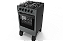 Fogão 4 Bocas Carina Mesa de Vidro Preto - BRASLAR - Imagem 1