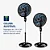 Ventilado 40cm Coluna Super Turbo VTX40C Crytal 8 Pás Preto/ Azul - MONDIAL - Imagem 5