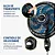 Ventilado 40cm Coluna Super Turbo VTX40C Crytal 8 Pás Preto/ Azul - MONDIAL - Imagem 2