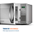 Forno Micro-ondas 21 Litros MO0121E Cinza/ Espelhado - MONDIAL - Imagem 3