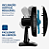 Ventilador de Mesa 30cm SUPER POWER VSP30AP 6 Pás Azul/ Preto - MONDIAL - Imagem 4