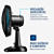 Ventilador de Mesa 30cm SUPER POWER VSP30AP 6 Pás Azul/ Preto - MONDIAL - Imagem 2