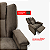 Poltrona Reclinável Doha Veludo Slim Chocolate - ARTFLEX ESTOFADOS - Imagem 6