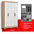 Roupeiro 4 Portas 2 Gavetas Paris 100% MDF 3004-77 Capuccino Branco - MAXEL - Imagem 4