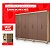 Roupeiro 8 Portas 4 Gavetas Paris 100% MDF 5513-32 Capuccino Terracota - MAXEL - Imagem 6