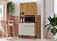 Kit Cozinha 6 Portas 1 Gaveta Tannat Frisado 100% MDF Amêndoa/ Off White - RIO DOCE - Imagem 2