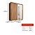 Roupeiro 2 Portas 3 Gavetas c/ Espelho Lux 1.8 100% MDF Freijó/ Off White SUED - CAEMMUN - Imagem 6