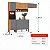 Cozinha Completa 7 Portas 1 Gaveta Grenache 100% MDF Canela/ Platina - RIO DOCE - Imagem 5
