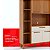 Kit Cozinha 5 Portas 1 Gaveta Sangio 100% MDF Canela/ Off White - RIO DOCE - Imagem 4