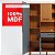 Kit Cozinha 5 Portas 1 Gaveta Sangio 100% MDF Canela Platina - RIO DOCE - Imagem 4