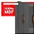 Roupeiro 6 Portas 2 Gavetas Paris 3109-99 100% MDF ONIX - MAXEL - Imagem 5