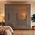 Roupeiro 6 Portas 2 Gavetas Paris 3109-99 100% MDF ONIX - MAXEL - Imagem 2