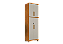 Multifuncional Blanc 4 Portas c/ Chaves 100% MDF Canela/ Off White - RIO DOCE - Imagem 1