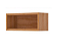 Armário Aéreo Simples 1 Porta Eloise 100% MDF Cinamomo/ Platina - MGM MOVEIS - Imagem 3