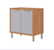 Balcão 2 Portas Eloisa 100% MDF Cinamomo/ Platina - MGM MOVEIS - Imagem 2