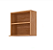Armário Aéreo Micro-ondas Eloisa 100% MDF Cinamomo/ Platina - MGM MOVEIS - Imagem 2