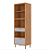 Paneleiro Torre Quente 3 Portas 2 Gavetas Eloise 100% MDF Cinamomo/ Platina - MGM MOVEIS - Imagem 3