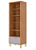 Paneleiro Cristaleira Reflecta 3 Portas 1 Gaveta Eloise 100% MDF Cinamomo/ Platina - MGM MOVEIS - Imagem 3